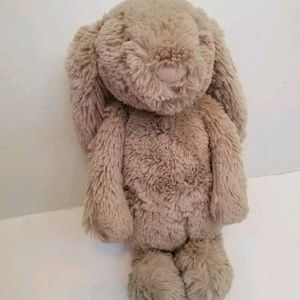 Jellycat London SuperSoft BashfulGray Rabbit Plush